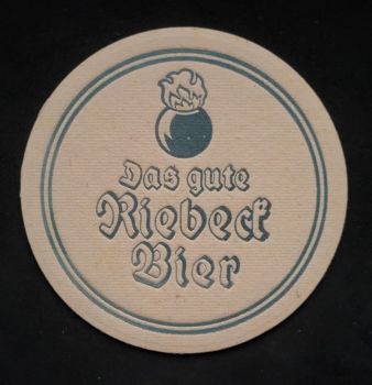 Riebeck Bierdeckel aus Leipzig