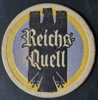 Reichs - Quell Brauerei Bierdeckel