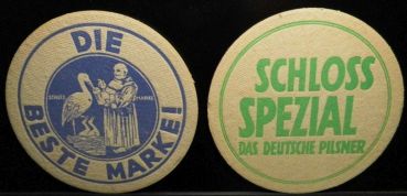 Schloßbrauerei Bierdeckel aus Chemnitz