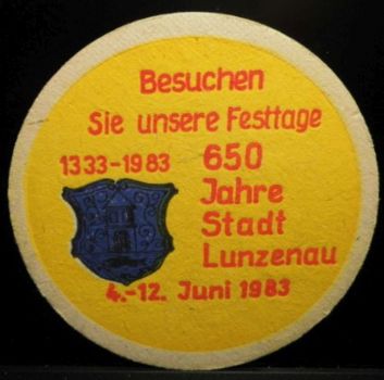 Bierdeckel aus Lunzenau