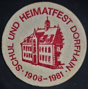 Bierdeckel aus Dorfhain