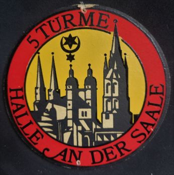 Bierdeckel aus Halle / 5 Türme