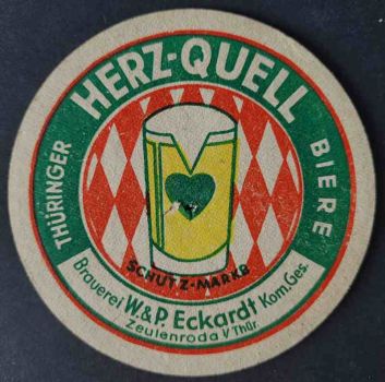 Zeulenroda Bierdeckel