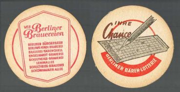 Berliner Brauereien Bierdeckel