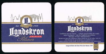 landskron brewery coaster