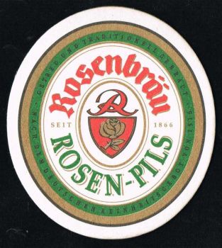 Rosenbräu Bierdeckel