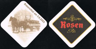 Rosenbräu Bierdeckel
