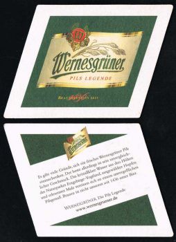 Wernesgrün Bierdeckel