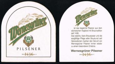 Wernesgrün Bierdeckel