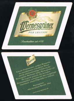 Wernesgrüner coaster