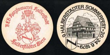 Harzbrauerei Halberstadt Bierdeckel
