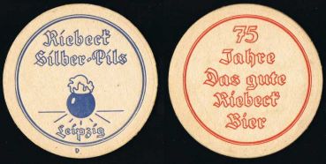 Riebeck Bierdeckel aus Leipzig