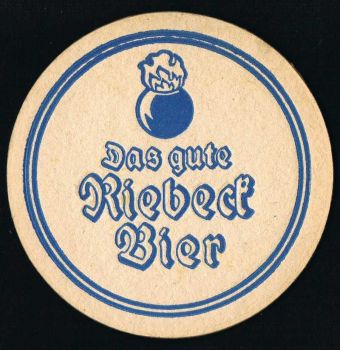 Riebeck Bierdeckel aus Leipzig
