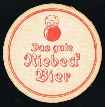 Riebeck Bierdeckel aus Leipzig