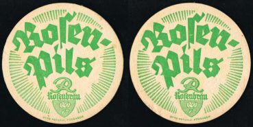 Rosenbräu Bierdeckel