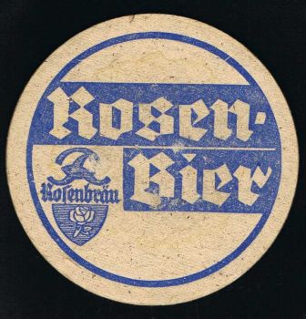 Rosenbräu Bierdeckel