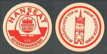 rostocker brauerei ddr bierdeckel