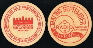 Rostock Bierdeckel