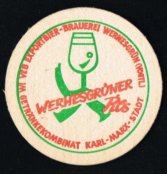 Wernesgrün Bierdeckel