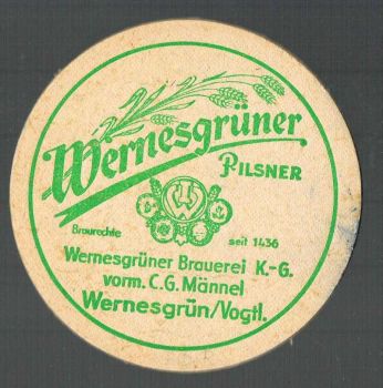 Wernesgrün coaster