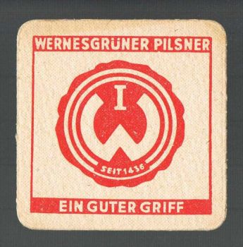 Wernesgrün Bierdeckel