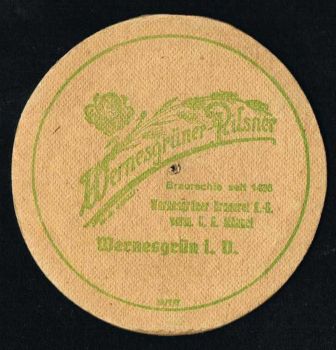 Wernesgrün Bierdeckel