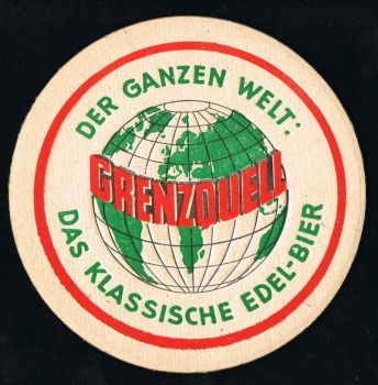 Wernesgrüner - Grenzquell Bierdeckel