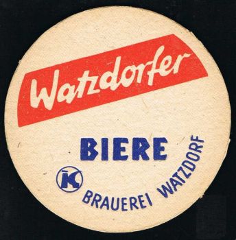 Watzdorf Bierdeckel