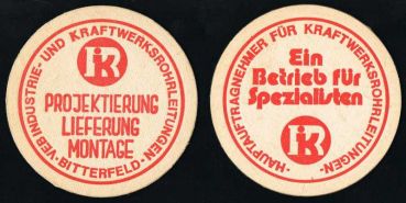 Bierdeckel aus Bitterfeld