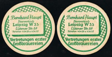 bernhard haupt leipzig biervertrieb ddr coaster