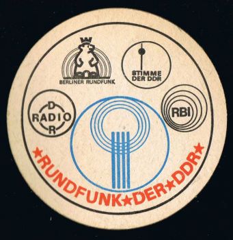 rundfunk ddr bierdeckel