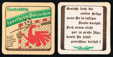 coaster from Gaststätte Sportheim Dölzschen