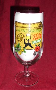 Wernesgrüner Beer glass