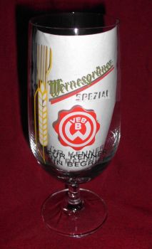 Wernesgrüner Beer glass
