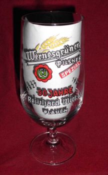 Wernesgrüner Beer glass