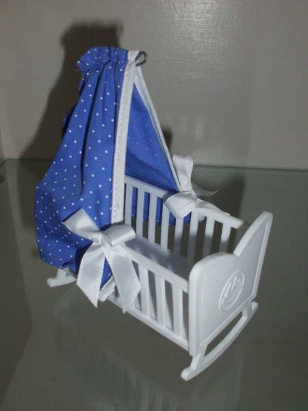 Puppenbett für Puppenstube