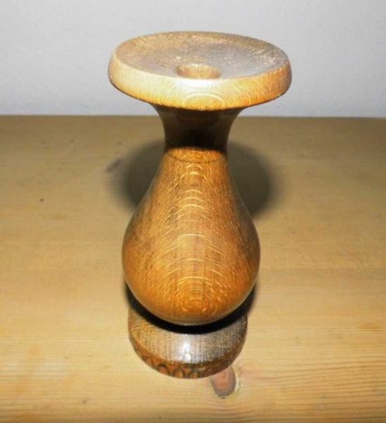 Kerzenständer aus Holz 70er Jahre