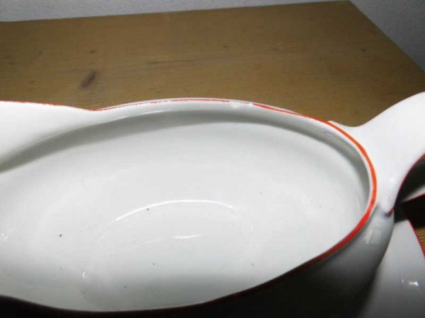 hübsche Sauciere von Felda / Rhön mit Blumenmuster