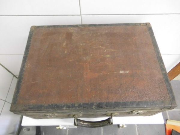 alter Reisekoffer von Julius Rascher aus Greiz