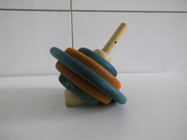 XXL Holzkreisel, Kreisel, 50er Jahre ?