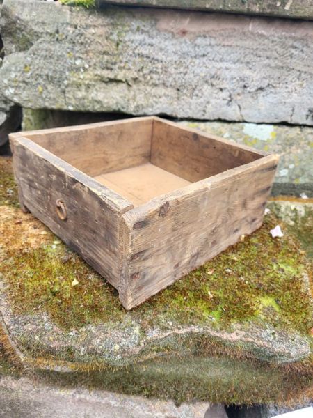 kleine urige Holzkiste, Aufbewahrung, super Deko