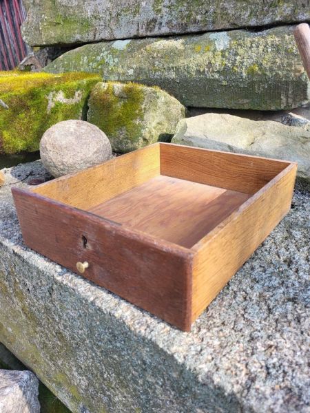 alte Schublade, Schubkasten, Holzschublade