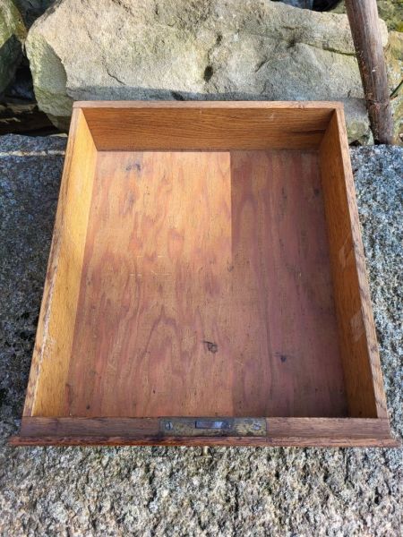 alte Schublade, Schubkasten, Holzschublade