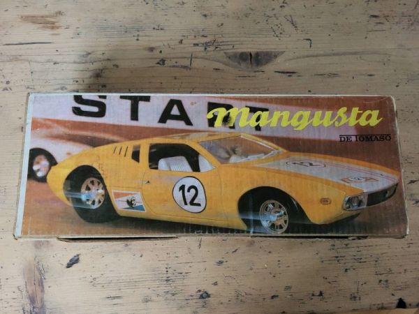 DDR Spielzeug Fernlenkauto De Tomaso Mangusta Anker PIKO+Karton