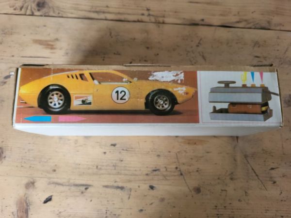 DDR Spielzeug Fernlenkauto De Tomaso Mangusta Anker PIKO+Karton