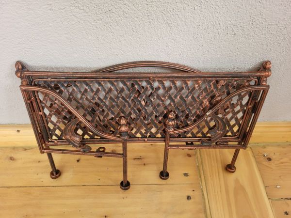 Puppenbank, klappbar, Metall, Top