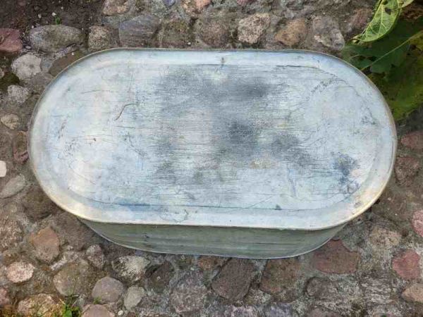 alte Babywanne, Zinkwanne Wanne Badewanne, Waschwanne, Pflanzgefäß