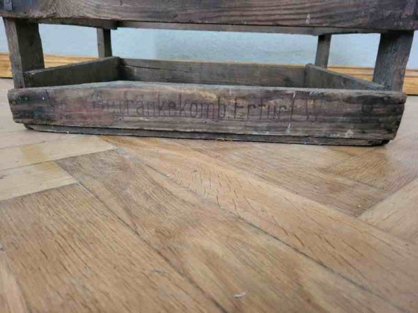 alter Bierkasten, Bierkiste aus Holz, VEB Getränkekombinat Erfurt