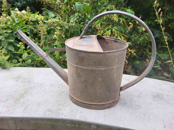 alte Zinkgießkanne, 8 Liter