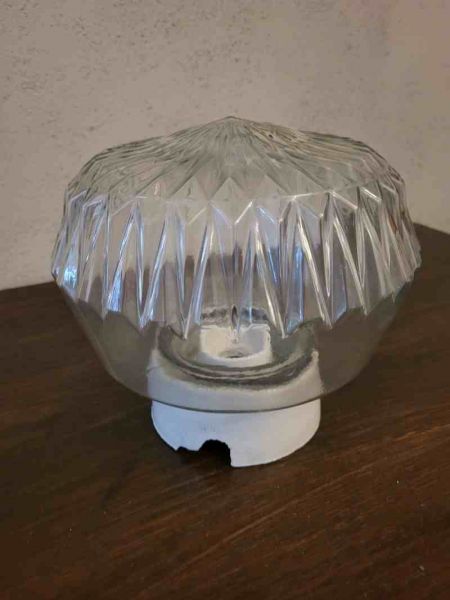 alte Deckenlampe, Wandlampe, Kugellampe, Kellerlampe Sternlampe